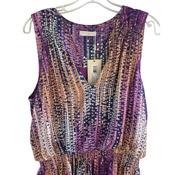 NWT Ramy Brook Leota Tie-Dye Dotted Minidress size XL Blouson Style - Picture 7 of 14